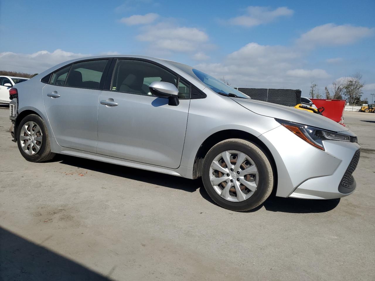 2020 Toyota Corolla VIN JTDEPRAE5LJ089482 Copart auction photo, rear end / side damage thumbnail 4
