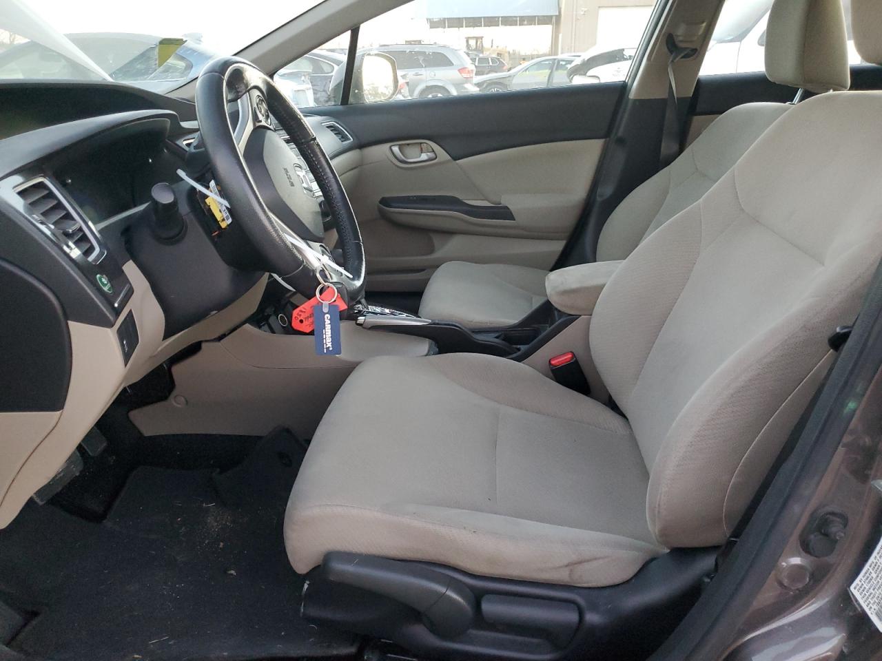 2013 Honda Civic VIN 19XFB2F55DE092559 Copart auction photo, all over damage thumbnail 7
