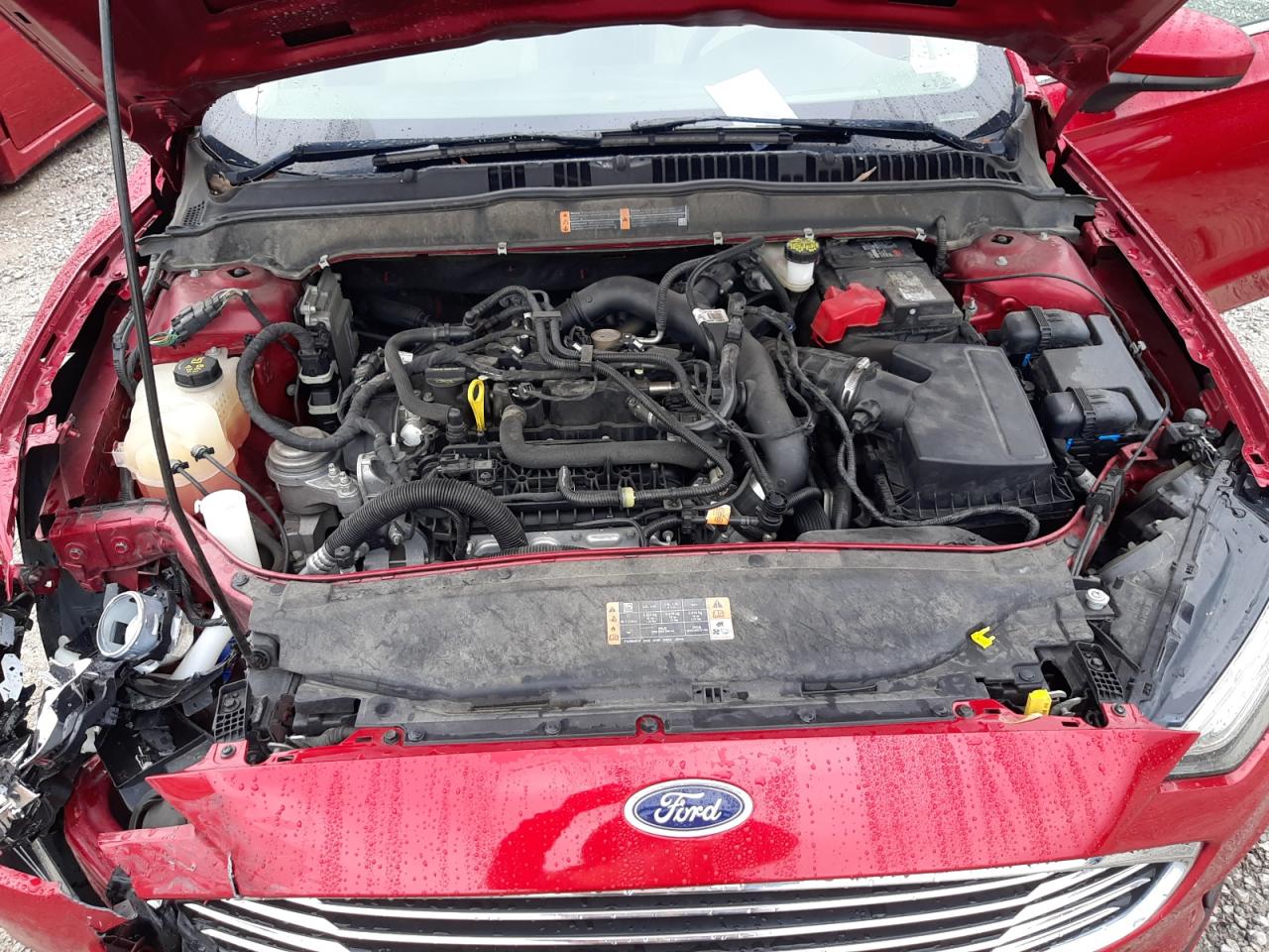 2020 Ford Fusion VIN 3FA6P0HD5LR100036 Copart auction photo, front end damage thumbnail 11