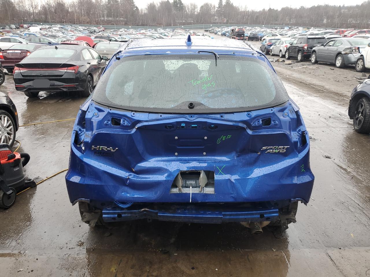 2019 Honda HR-V VIN 3CZRU6H14KG713648 Copart auction photo, front end / rear end damage thumbnail 6