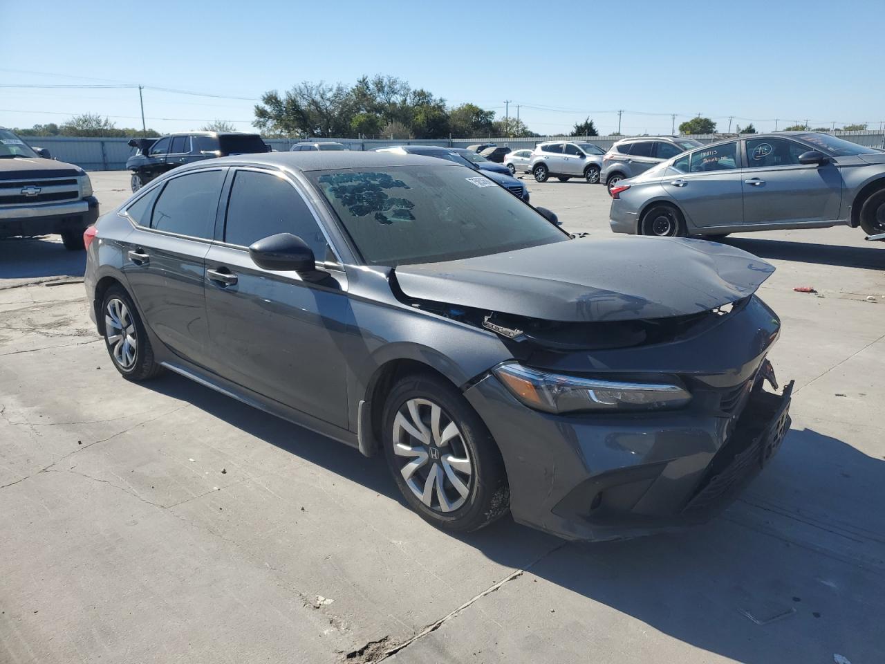 2022 Honda Civic VIN 2HGFE2F29NH558790 Copart auction photo, front end damage thumbnail 4