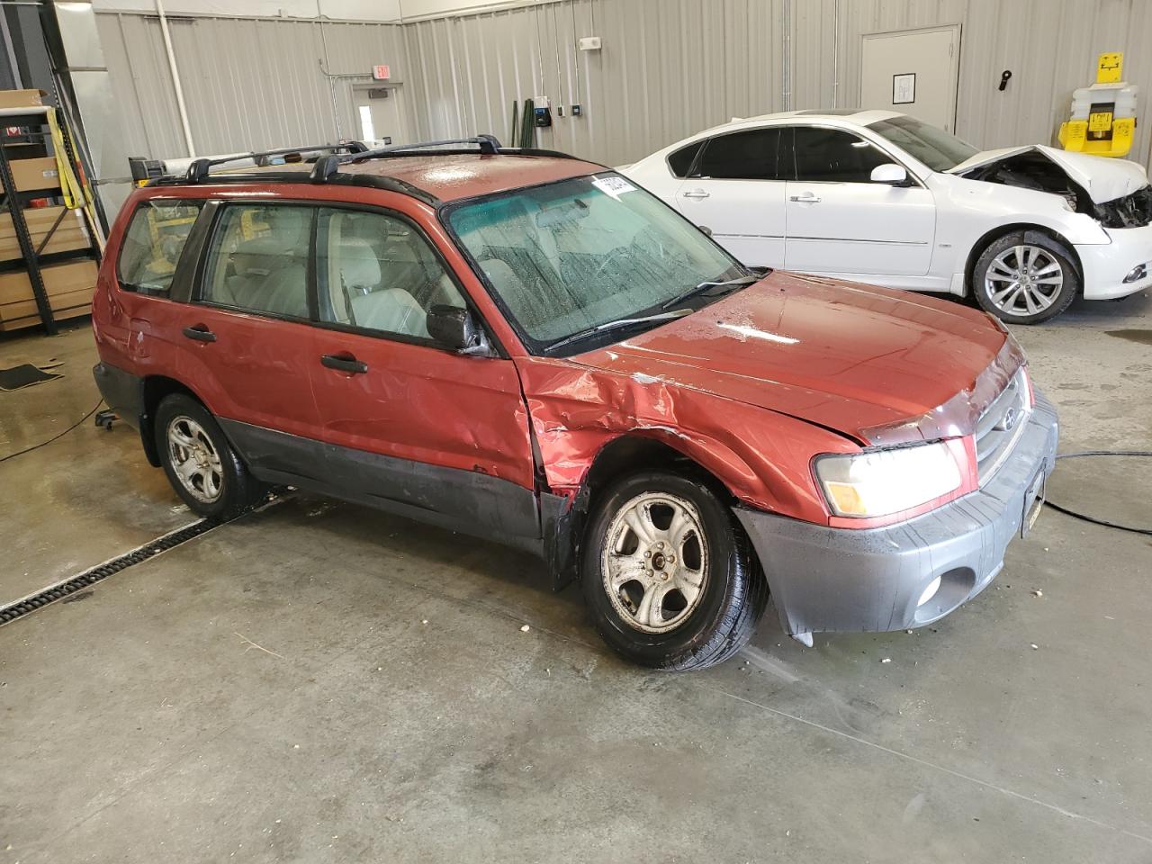 2005 Subaru Forester VIN JF1SG63685H707336 Copart auction photo, front end damage thumbnail 4