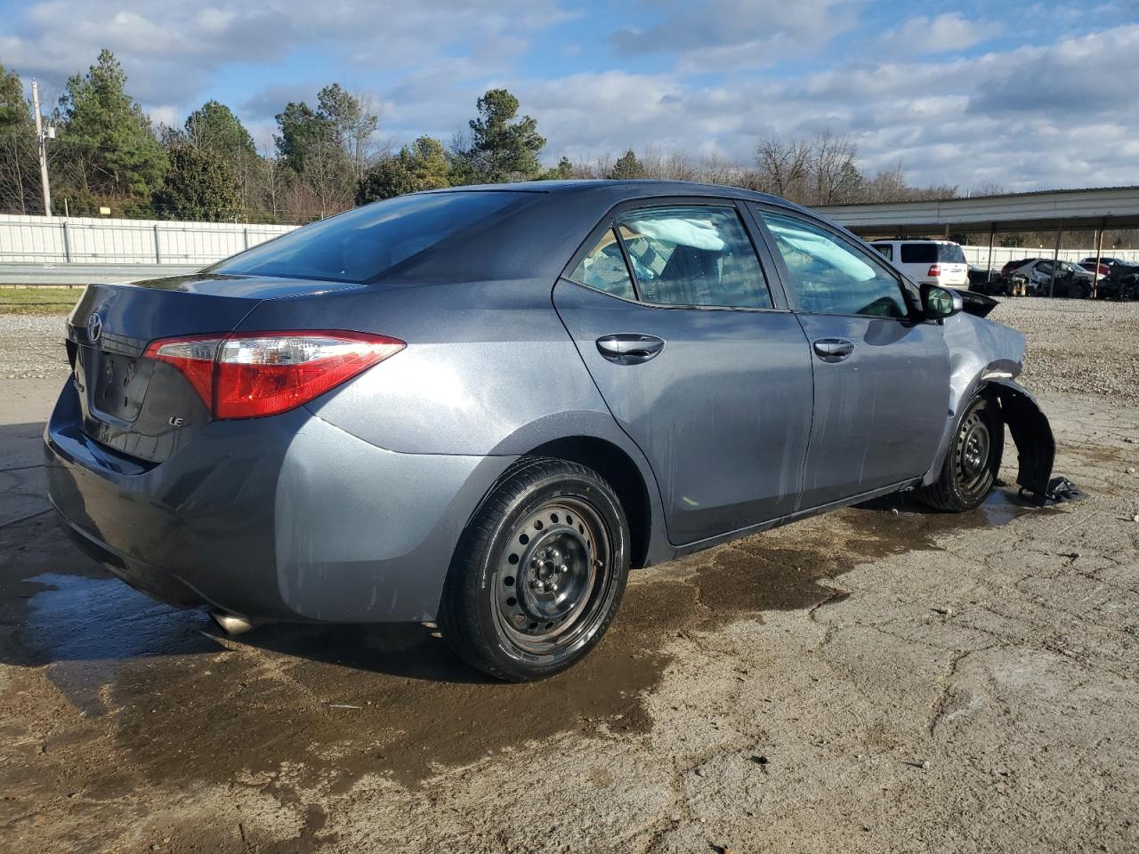 2015 Toyota Corolla VIN 5YFBURHEXFP240334 Copart auction photo, front end / all over damage thumbnail 4