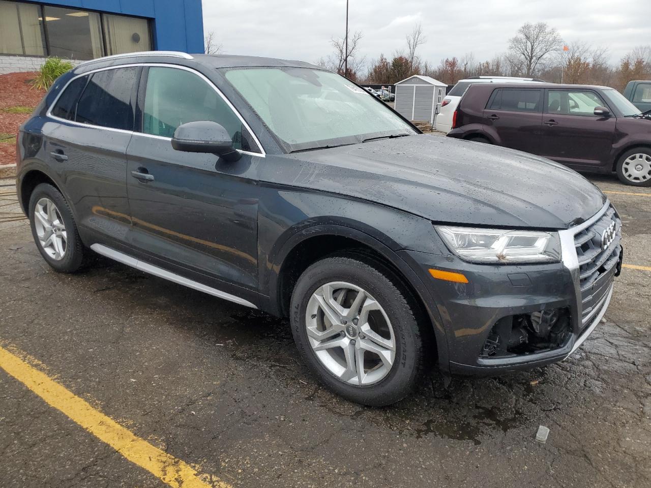 2018 Audi Q5 VIN WA1BNAFY7J2199206 Copart auction photo, front end damage thumbnail 4