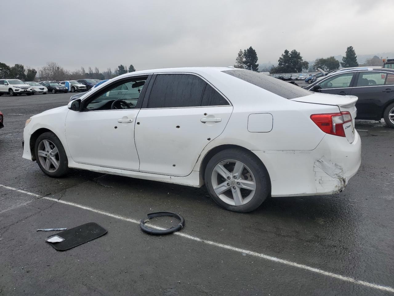 2012 Toyota Camry VIN 4T1BF1FK5CU173866 Copart auction photo, vandalism damage thumbnail 2