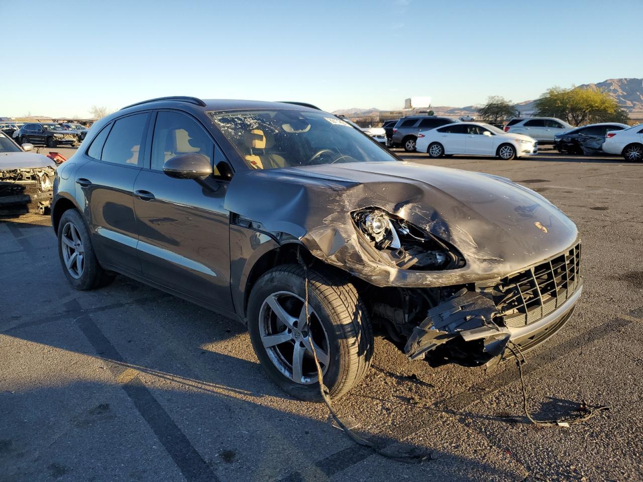 2018 Porsche Macan VIN WP1AA2A57JLB05446 Copart auction photo, front end damage thumbnail 4