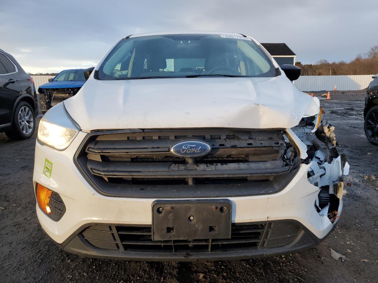 2017 Ford Escape VIN 1FMCU0F75HUA44291 Copart auction photo, front end / side damage thumbnail 5