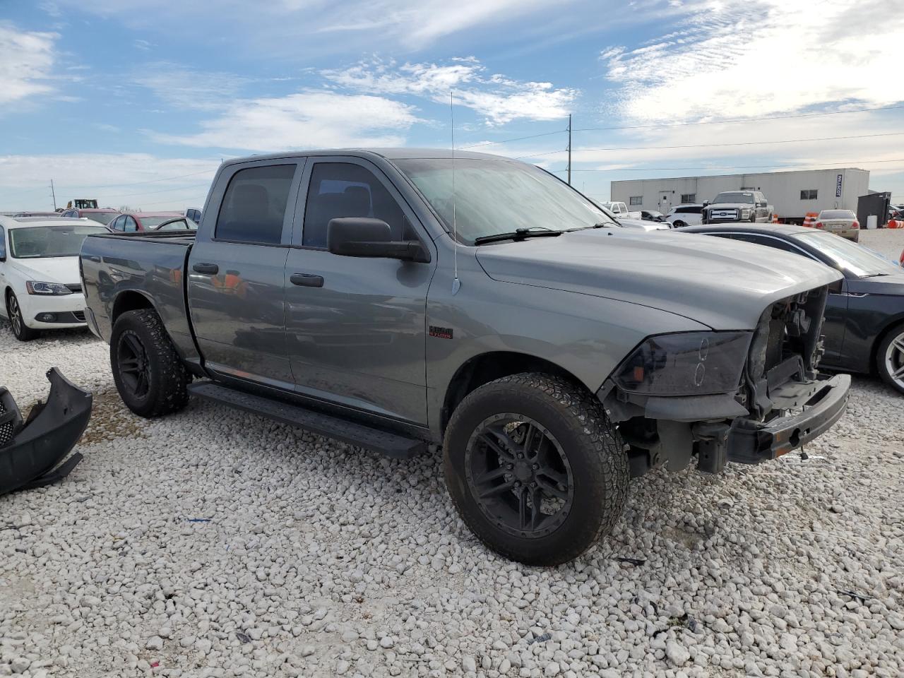 2012 Dodge RAM VIN 1C6RD6KT1CS322815 Copart auction photo, front end damage thumbnail 4