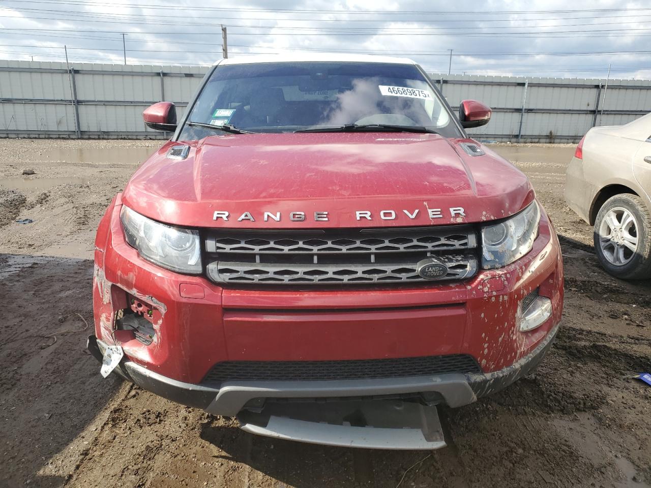 2015 Land Rover Range Rover VIN SALVP1BG0FH069307 Copart auction photo, front end / side damage thumbnail 5