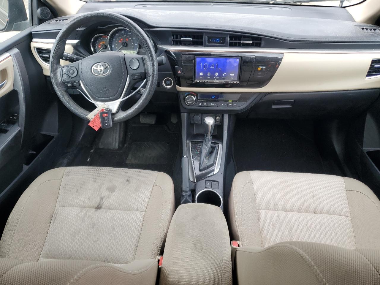 2015 Toyota Corolla VIN 2T1BURHE4FC280067 Copart auction photo, front end / minor dent/scratches damage thumbnail 8