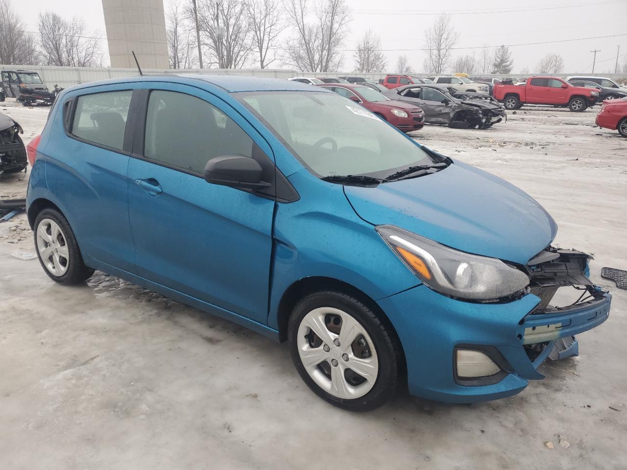 2020 Chevrolet Spark VIN KL8CB6SA0LC402015 Copart auction photo, front end damage thumbnail 4