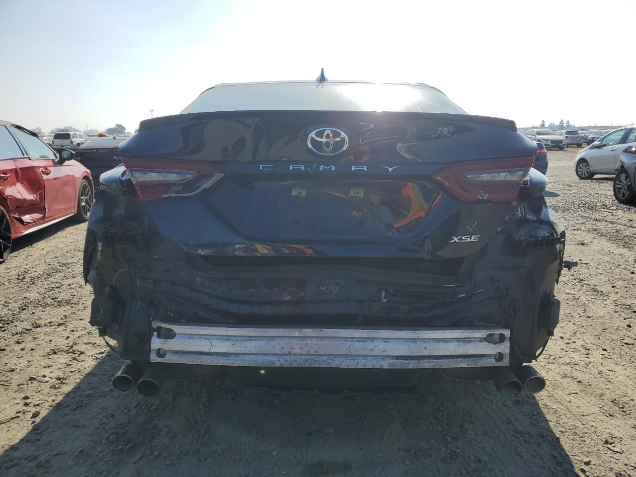 2021 Toyota Camry VIN 4T1K61AK7MU588566 Copart auction photo, rear end damage thumbnail 6