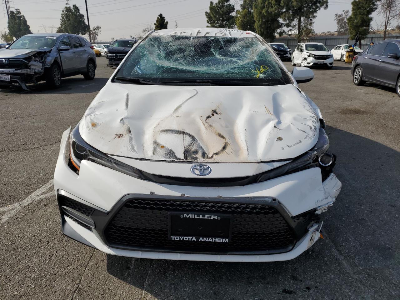 2022 Toyota Corolla VIN JTDS4MCE3N3501806 Copart auction photo, rollover damage thumbnail 5