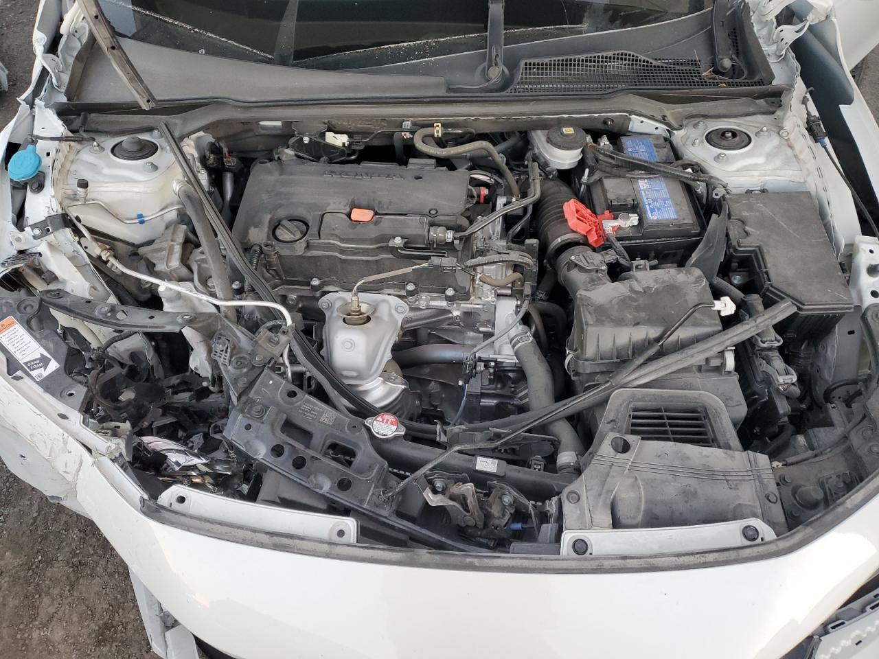 2022 Honda Civic VIN 2HGFE2F27NH520572 Copart auction photo, front end / frame damage damage thumbnail 11