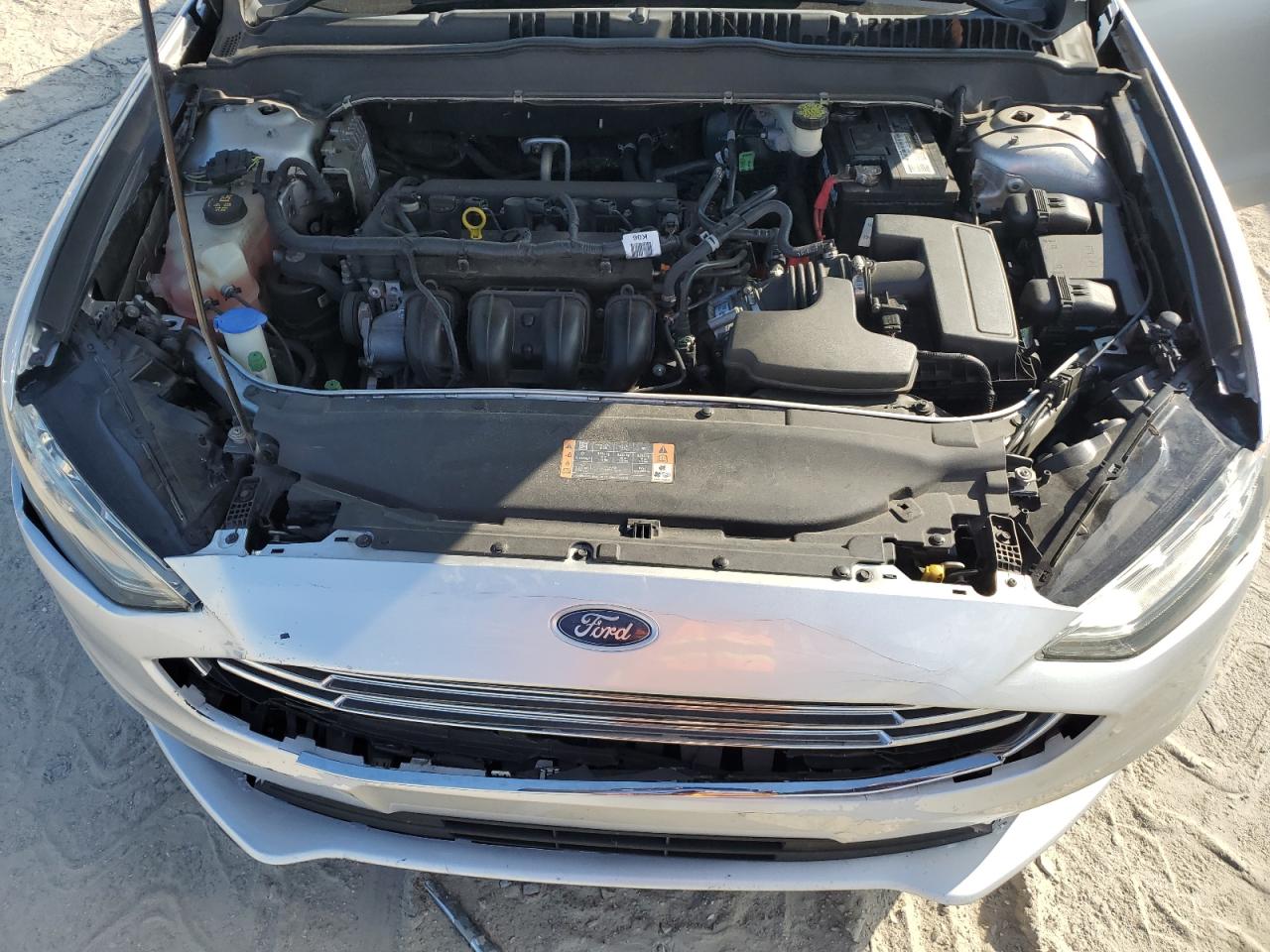 2017 Ford Fusion VIN 3FA6P0H79HR212355 Copart auction photo, front end / rear end damage thumbnail 11
