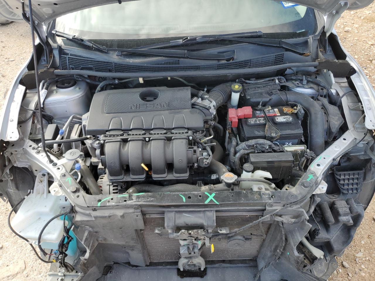 2019 Nissan Sentra VIN 3N1AB7AP2KY309693 Copart auction photo, front end damage thumbnail 11