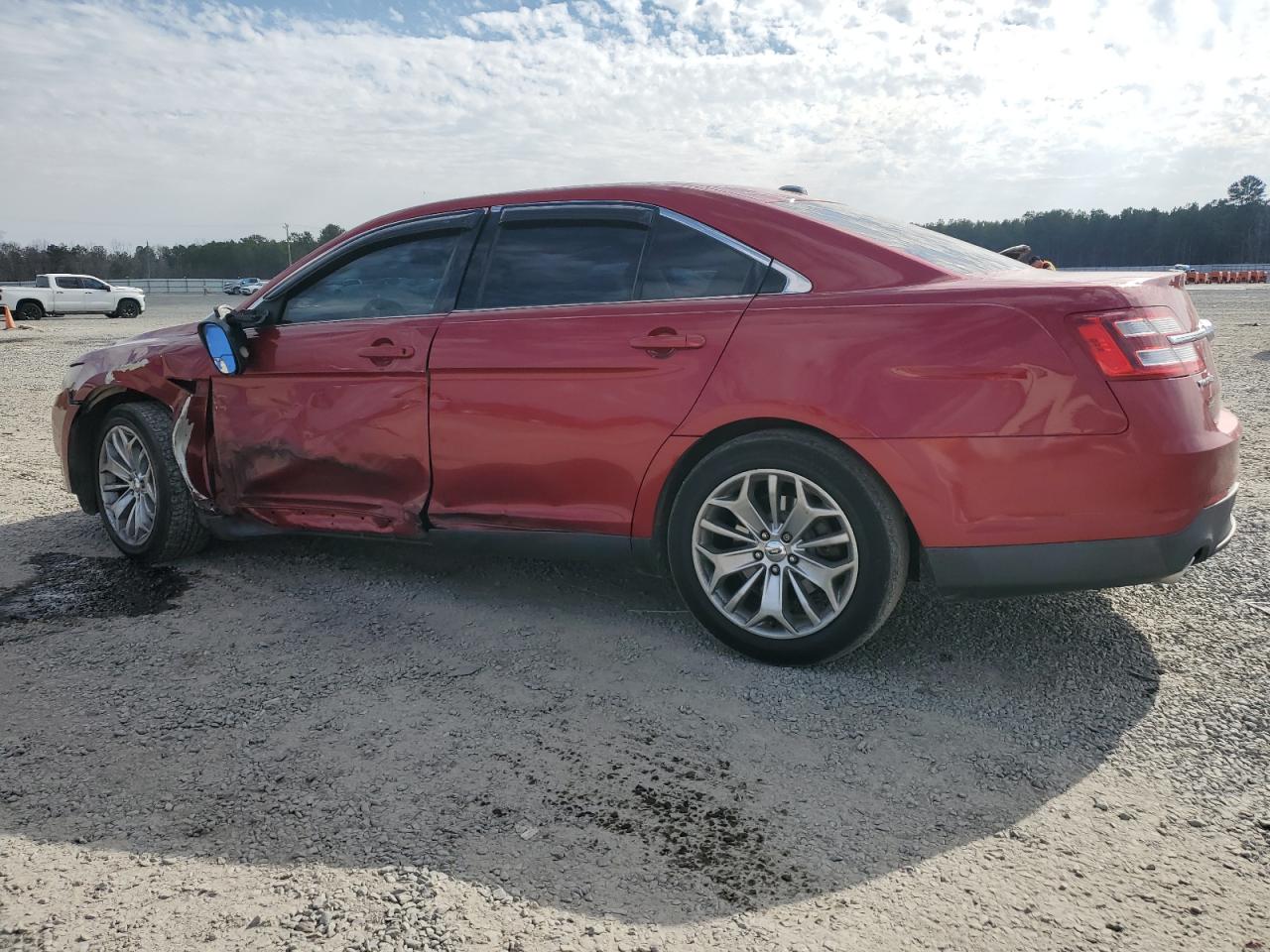 2014 Ford Taurus VIN 1FAHP2F86EG105704 Copart auction photo, side / front end damage thumbnail 2