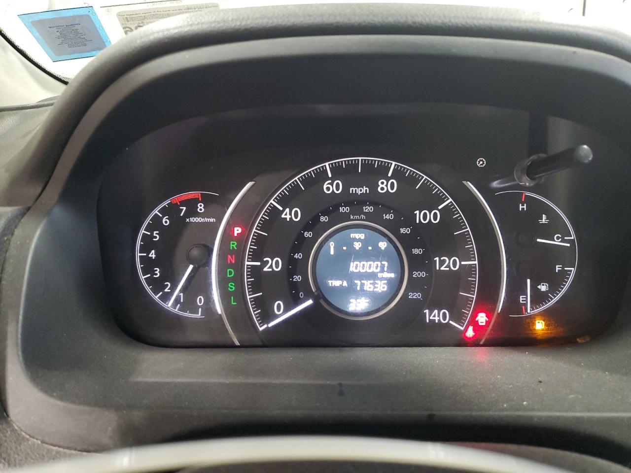 2016 Honda CR-V VIN 2HKRM4H36GH644200 Copart auction photo, front end damage thumbnail 9