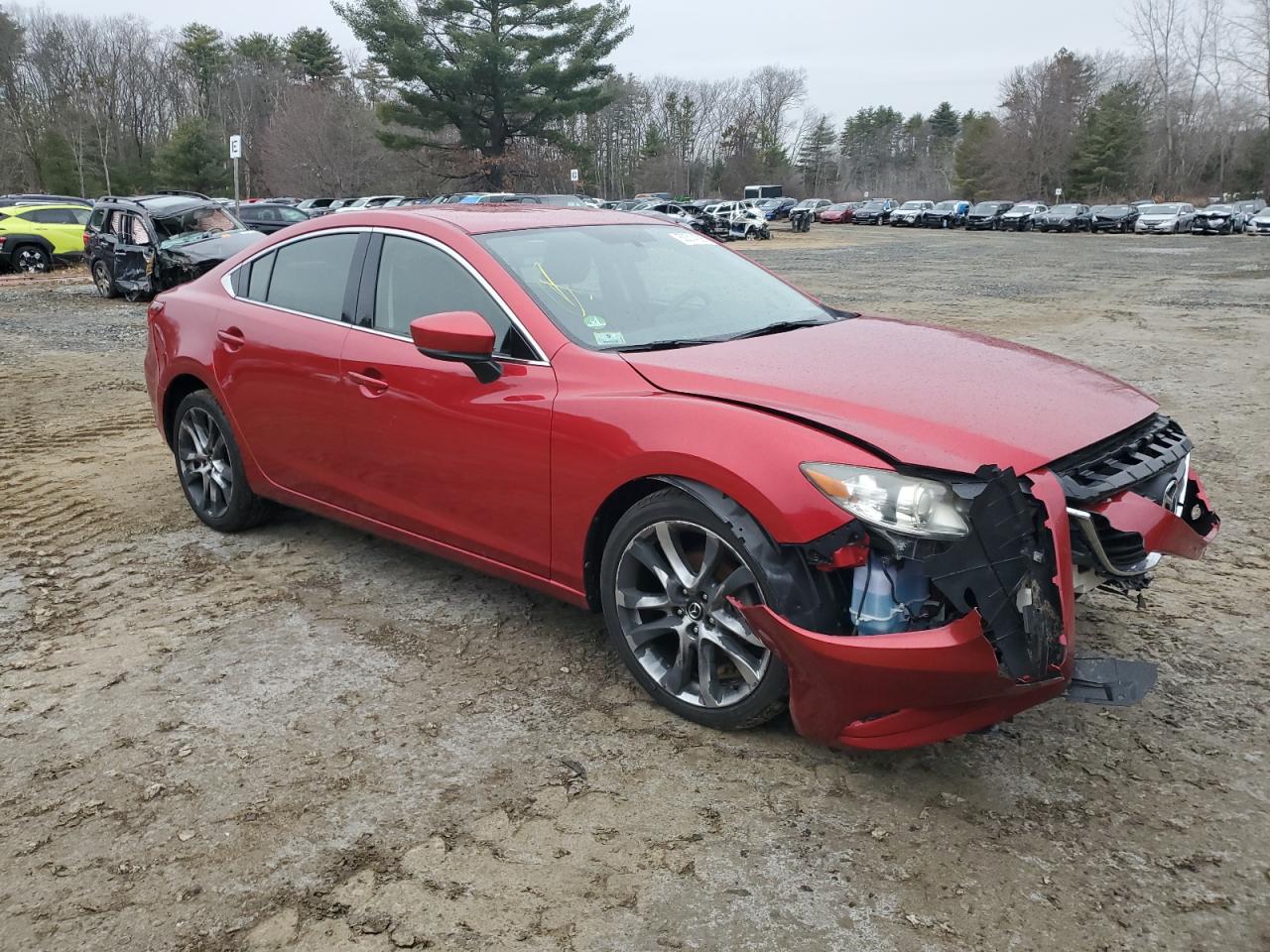 2017 Mazda 6 VIN JM1GL1U57H1143292 Copart auction photo, front end / minor dent/scratches damage thumbnail 4