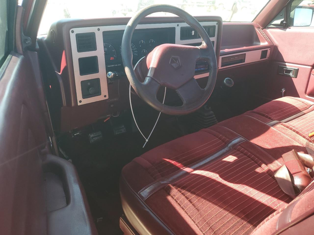 1989 Dodge Dakota VIN 1B7GG66X6KS127702 Copart auction photo, front end / side damage thumbnail 8