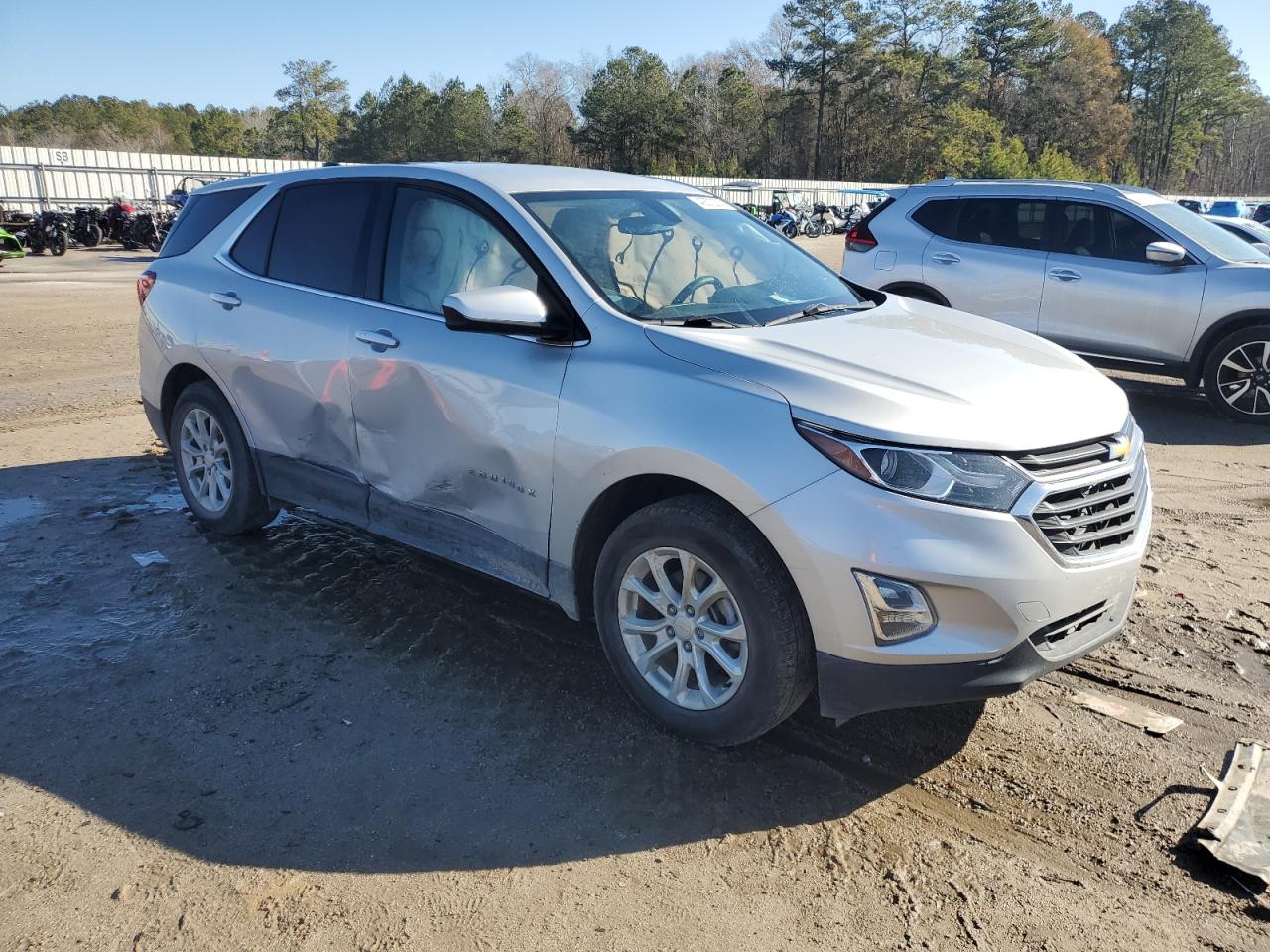 2018 Chevrolet Equinox VIN 2GNAXJEV4J6341928 Copart auction photo, side damage thumbnail 4