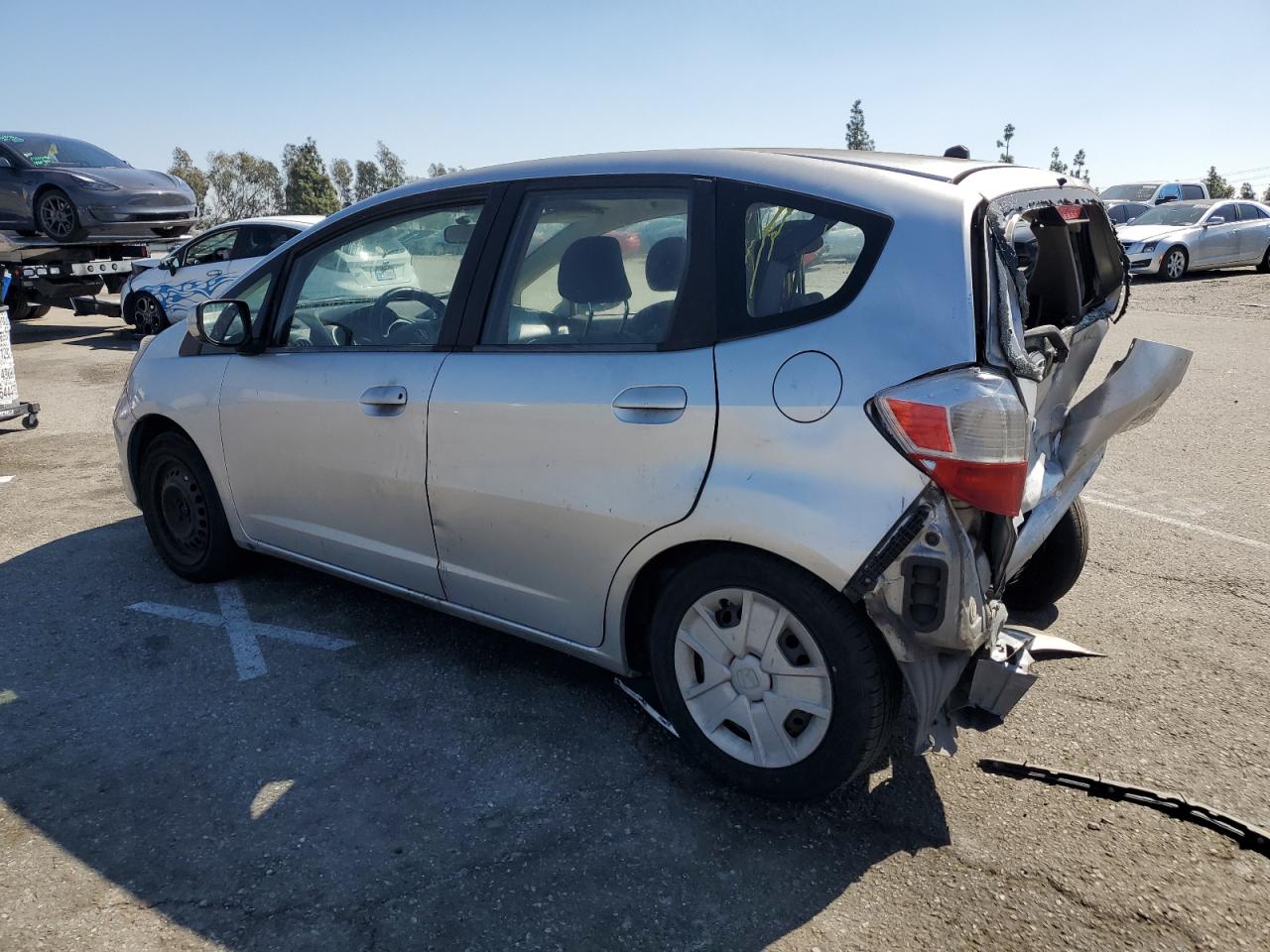 2012 Honda Fit VIN JHMGE8H31CC001804 Copart auction photo, rear end damage thumbnail 2