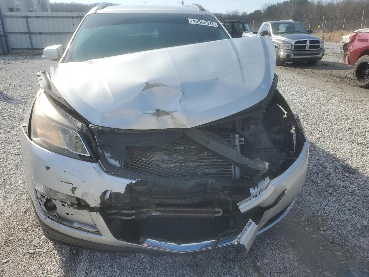 2015 Chevrolet Traverse VIN 1GNKRHKDXFJ120816 Copart auction photo, front end damage thumbnail 5