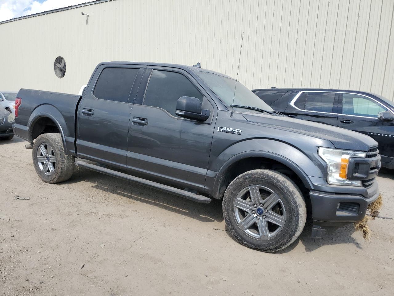2018 Ford F-150 VIN 1FTEW1E52JKG03097 Copart auction photo, front end / undercarriage damage thumbnail 4