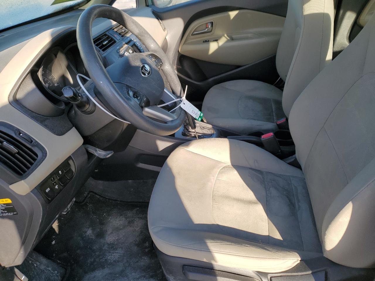 2014 KIA Rio VIN KNADM4A35E6325816 Copart auction photo, front end damage thumbnail 7