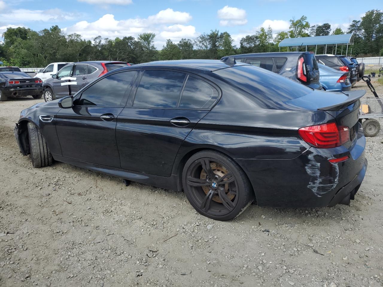 2013 BMW M5 VIN WBSFV9C5XDD096136 Copart auction photo, front end / undercarriage damage thumbnail 2