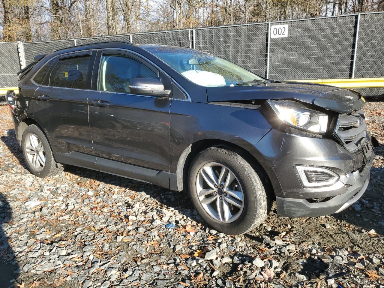2017 Ford Edge VIN 2FMPK4J96HBB18766 Copart auction photo, rear end / front end damage thumbnail 4
