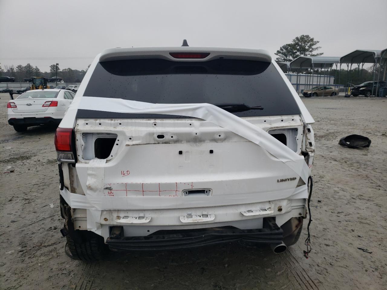 2020 Jeep Grand Cherokee VIN 1C4RJFBG4LC109260 Copart auction photo, rear end / front end damage thumbnail 6