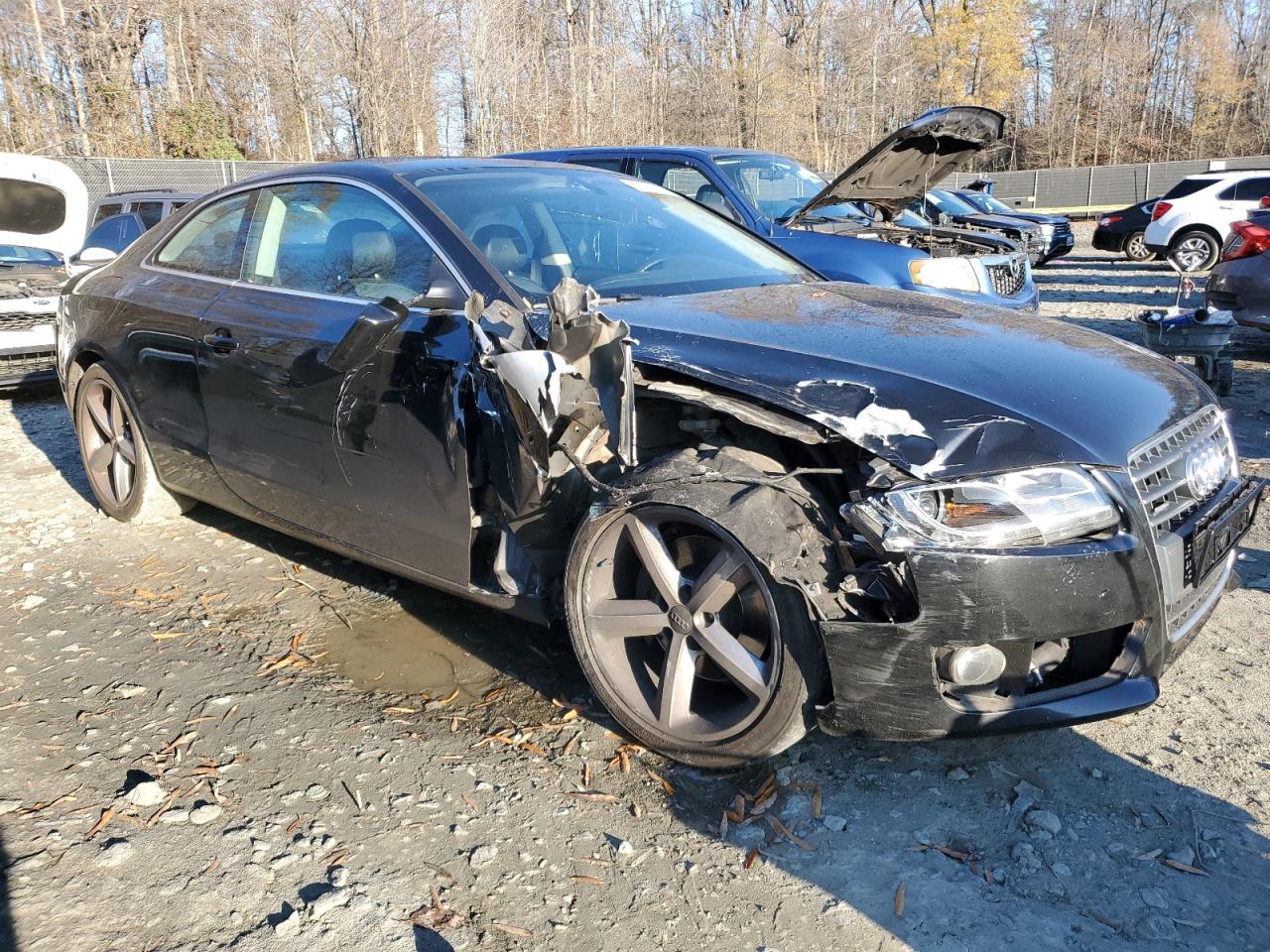 2010 Audi A5 VIN WAU3FAFR4AA079544 Copart auction photo, front end / side damage thumbnail 4