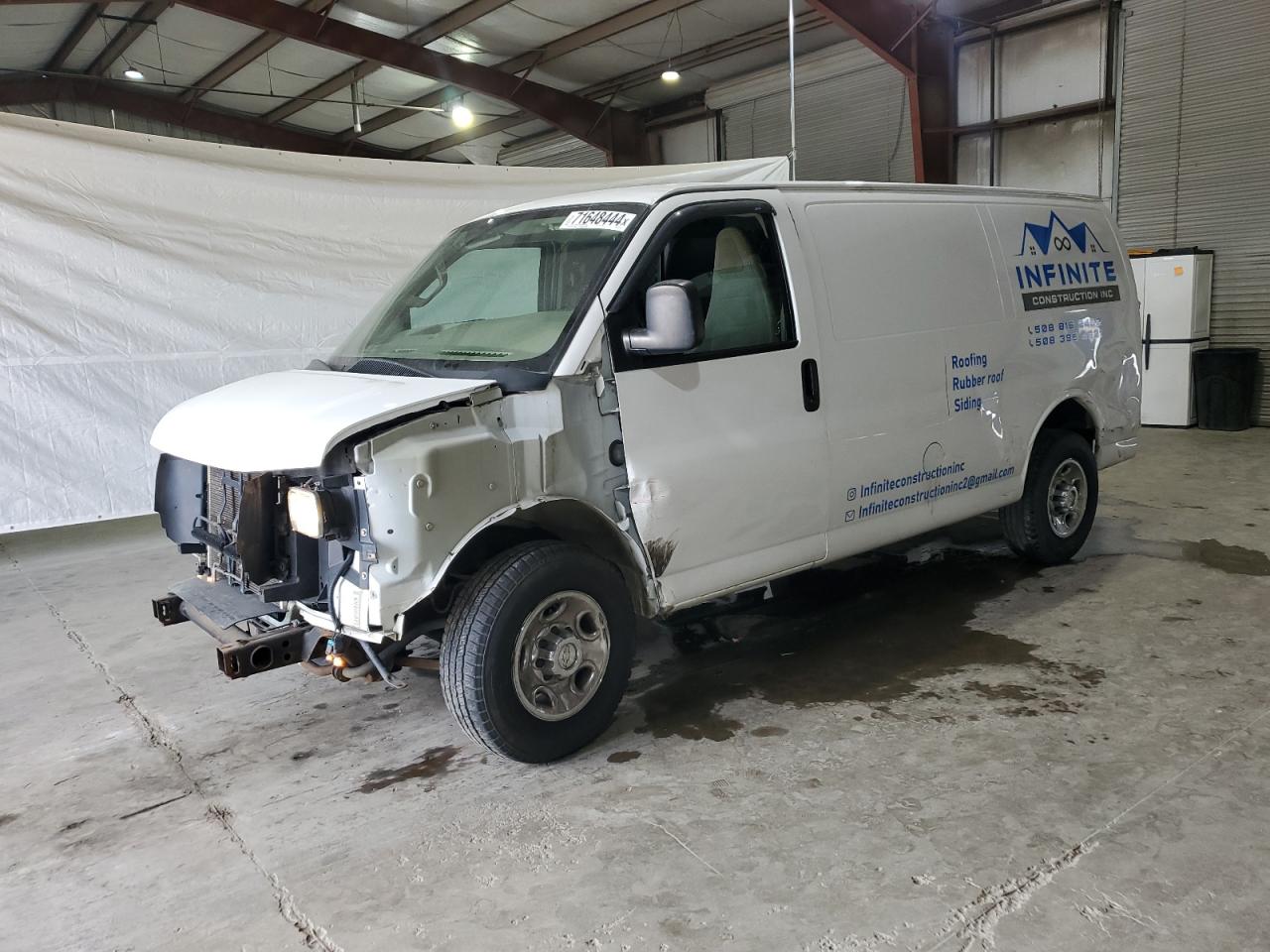 2017 Chevrolet Express VIN 1GCWGAFG6H1136767 - Copart auction photo