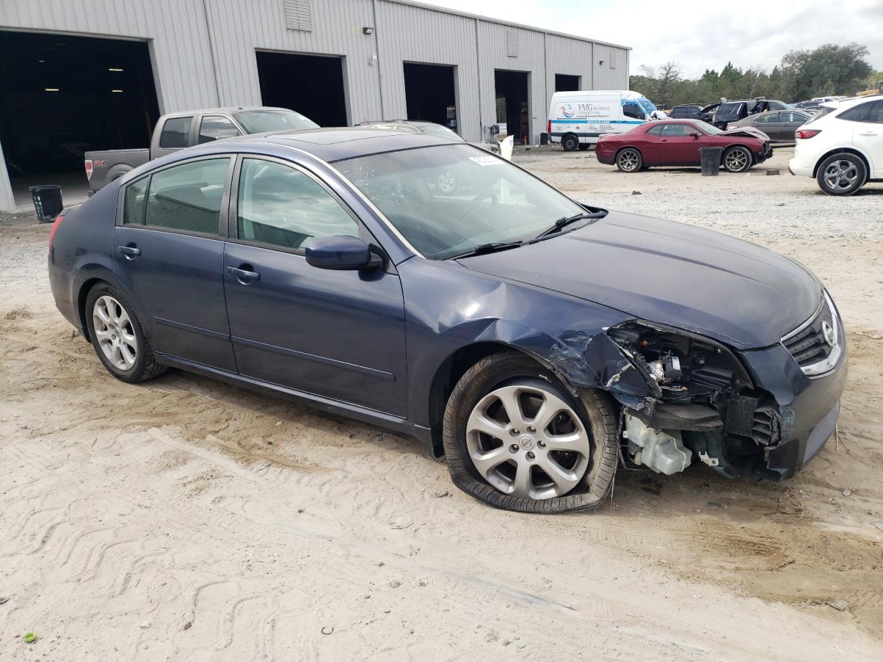 2008 Nissan Maxima VIN 1N4BA41E98C831293 Copart auction photo, front end damage thumbnail 4