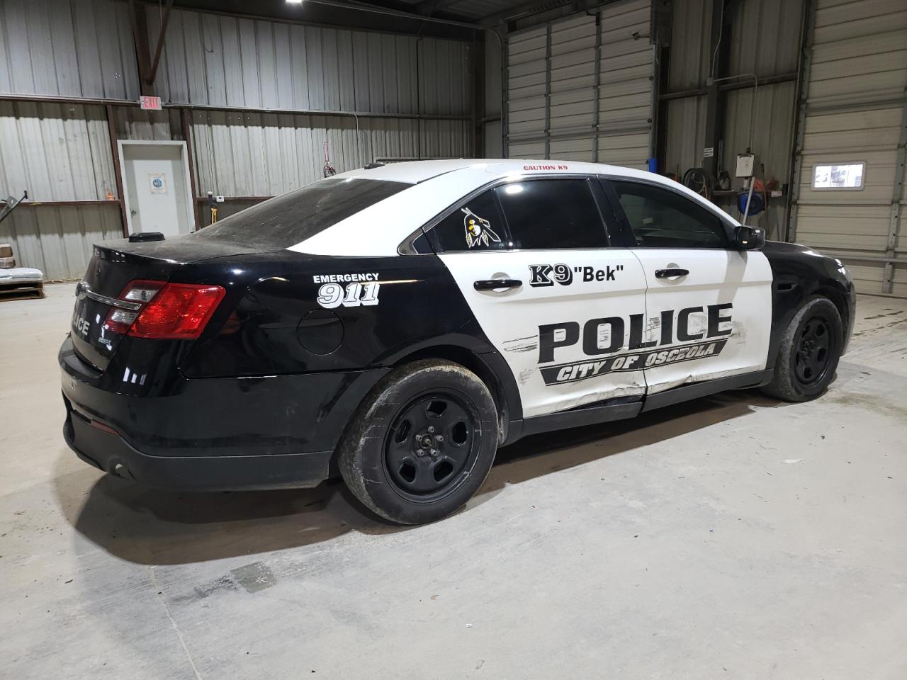 2016 Ford Taurus VIN 1FAHP2MK5GG109051 Copart auction photo, side / front end damage thumbnail 3