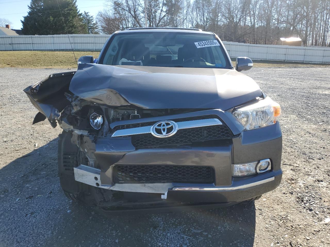 2011 Toyota 4Runner VIN JTEBU5JR9B5065924 Copart auction photo, front end / minor dent/scratches damage thumbnail 5