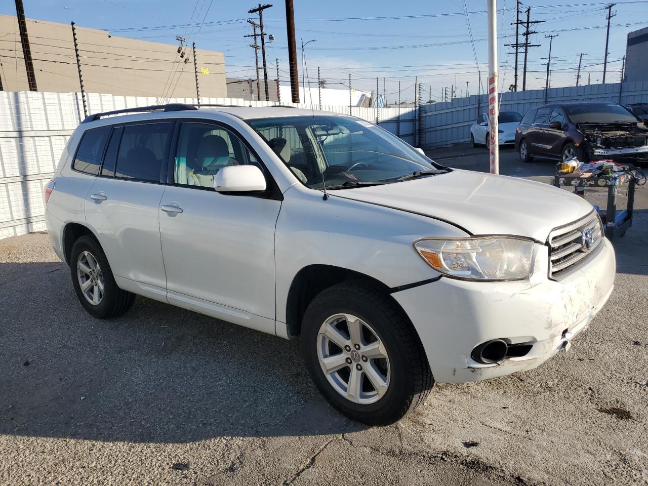 2009 Toyota Highlander VIN JTEDS41A492083536 Copart auction photo, front end damage thumbnail 4