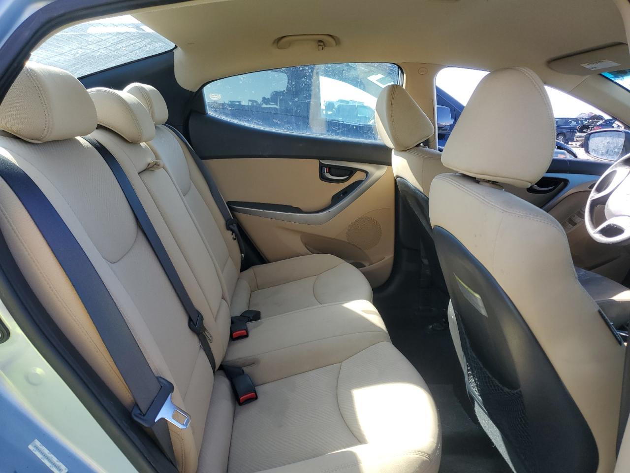2013 Hyundai Elantra VIN KMHDH4AE8DU488409 Copart auction photo, front end / rear end damage thumbnail 10