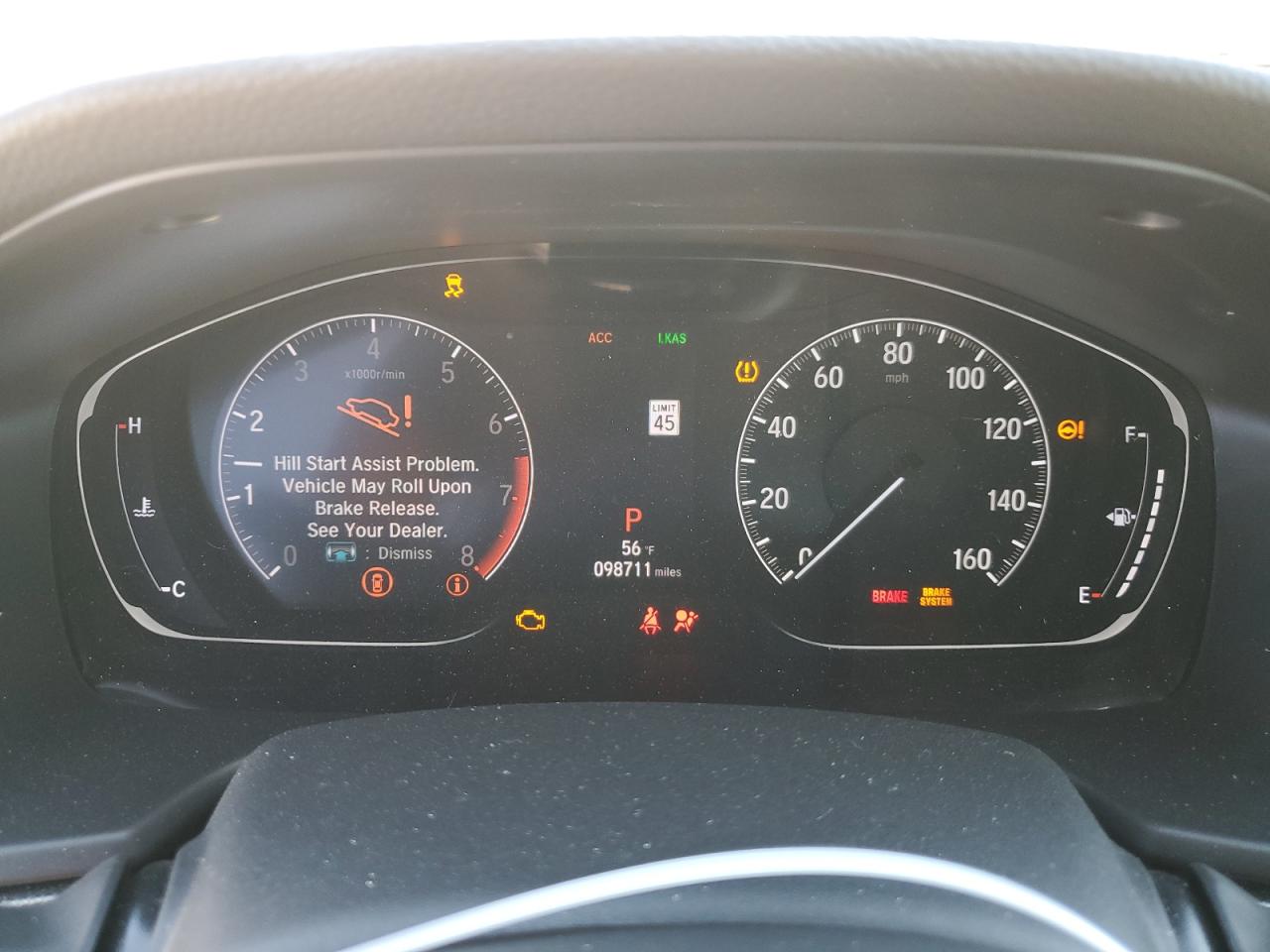 2019 Honda Accord VIN 1HGCV1F30KA121194 Copart auction photo, side / front end damage thumbnail 9