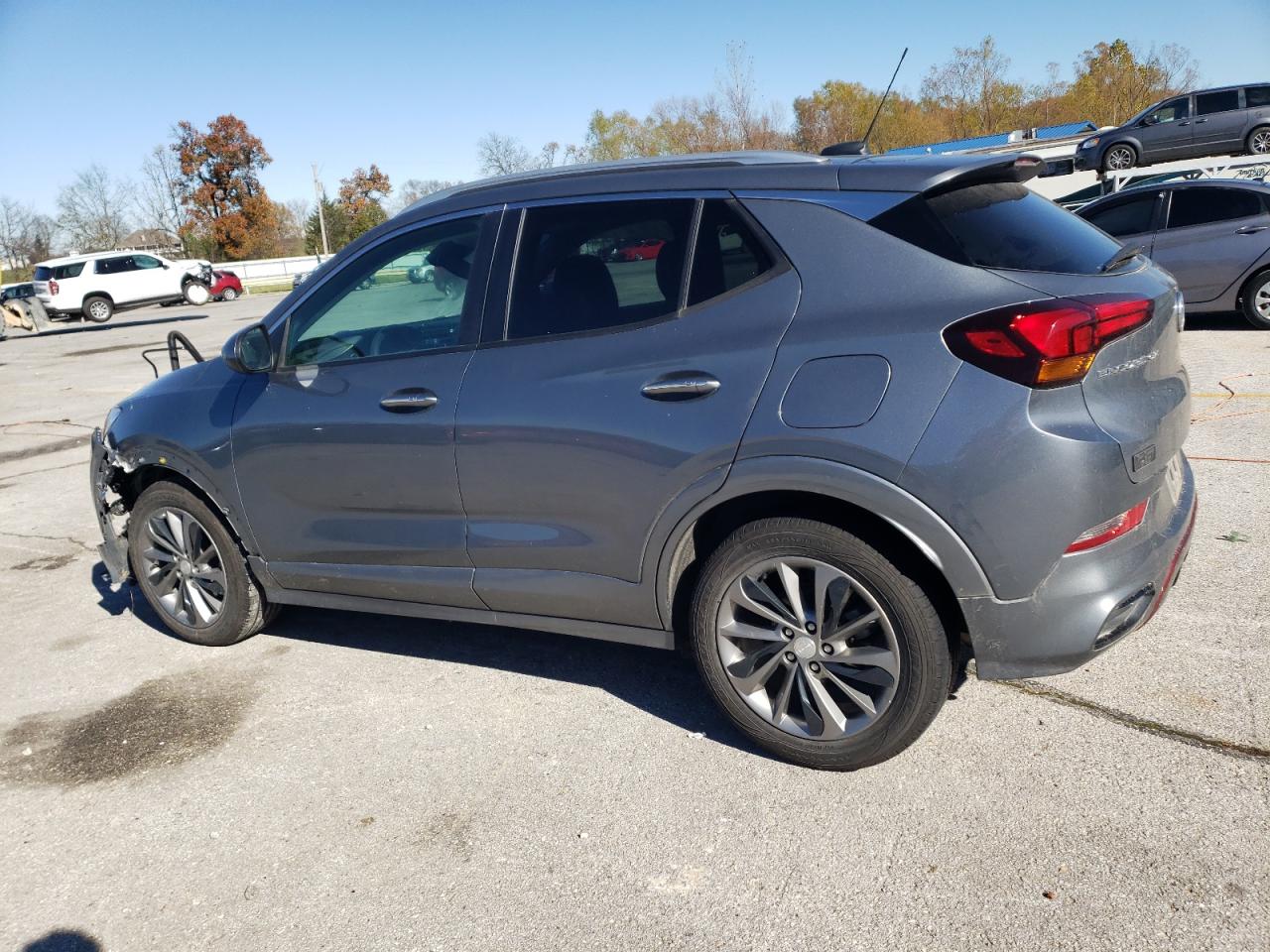 2022 Buick Encore VIN KL4MMDSL3NB089878 Copart auction photo, undercarriage / front end damage thumbnail 2