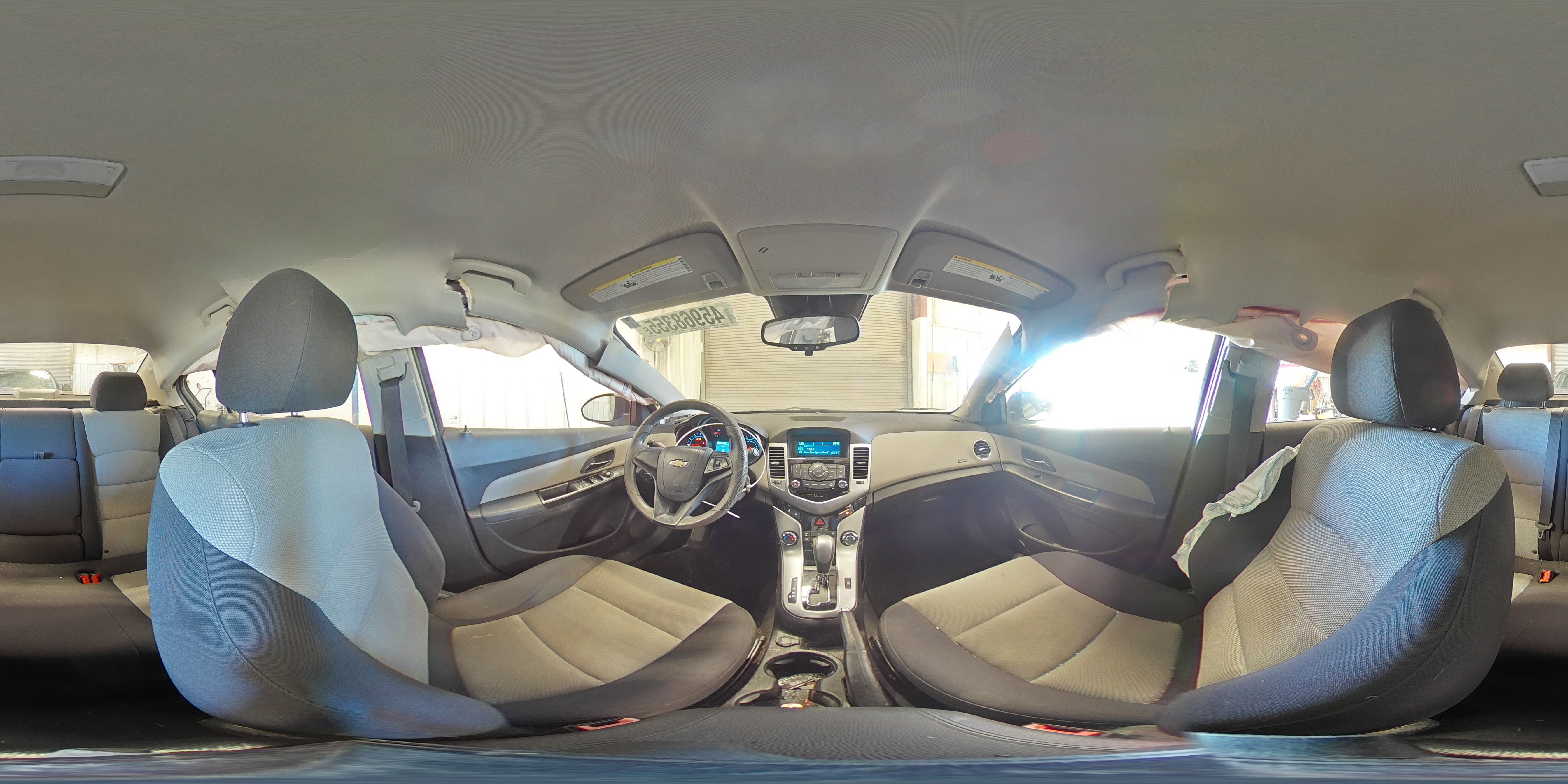 2013 Chevrolet Cruze VIN 1G1PA5SH8D7113826 Copart auction photo, side / rear end damage thumbnail 12
