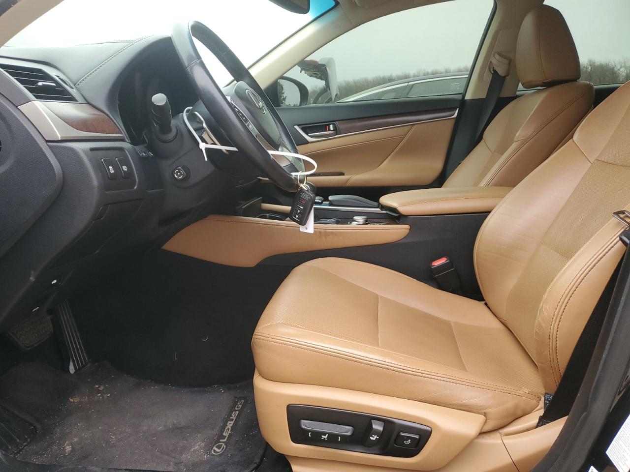 2014 Lexus GS VIN JTHCE1BLXE5024536 Copart auction photo, side damage thumbnail 7