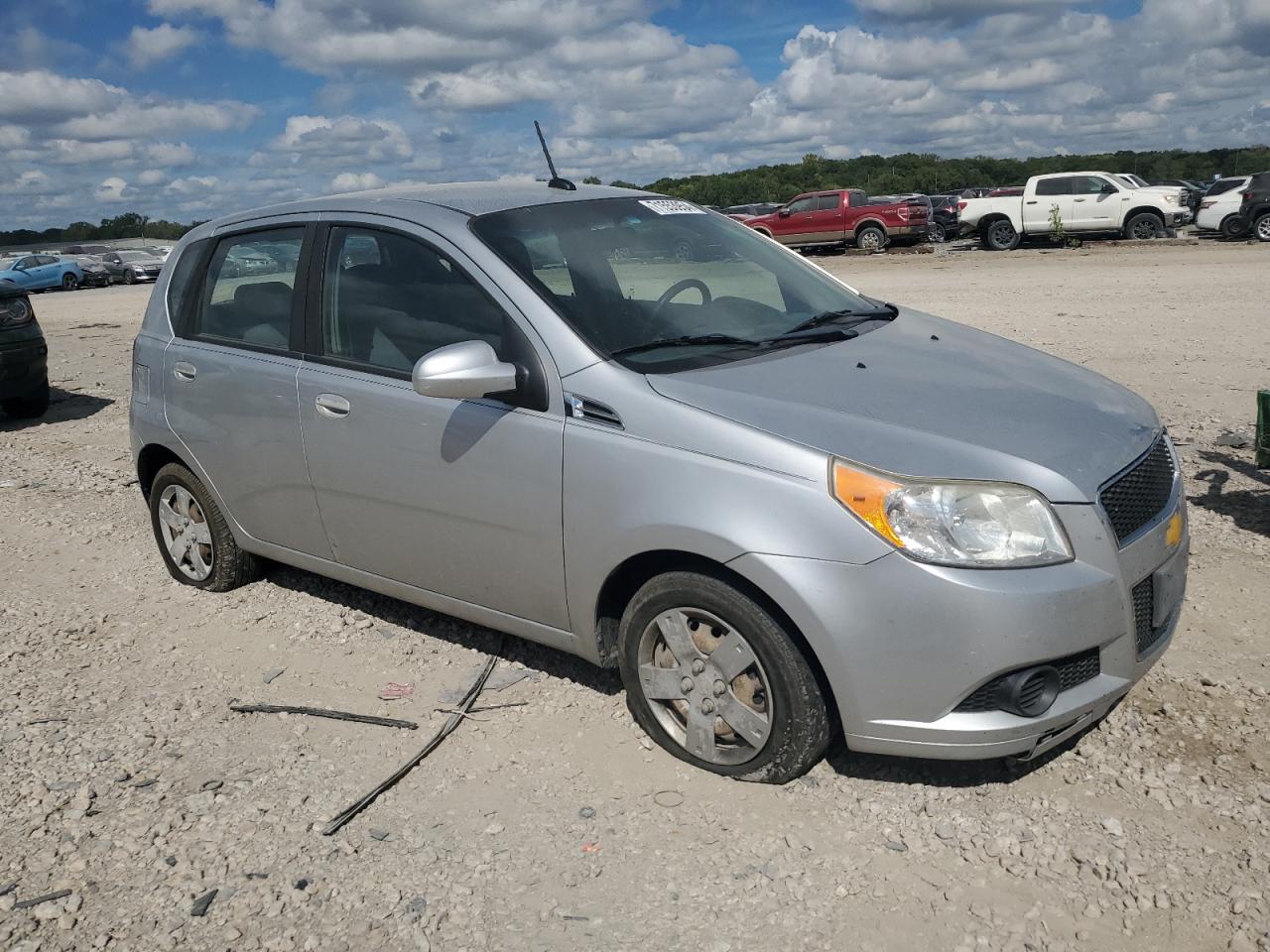 2011 Chevrolet Aveo VIN KL1TD6DEXBB140484 Copart auction photo, undercarriage / front end damage thumbnail 4