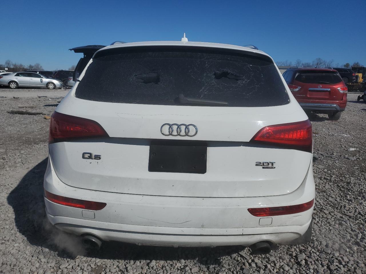 2014 Audi Q5 VIN WA1CFAFP7EA084111 Copart auction photo, vandalism damage thumbnail 6
