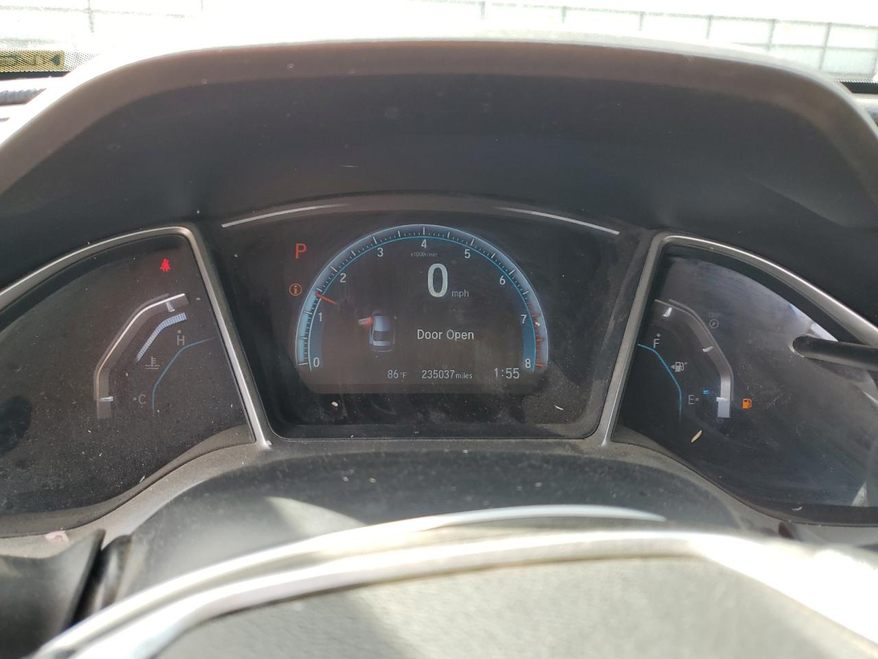 2016 Honda Civic VIN 2HGFC2F7XGH508095 Copart auction photo, front end / side damage thumbnail 9