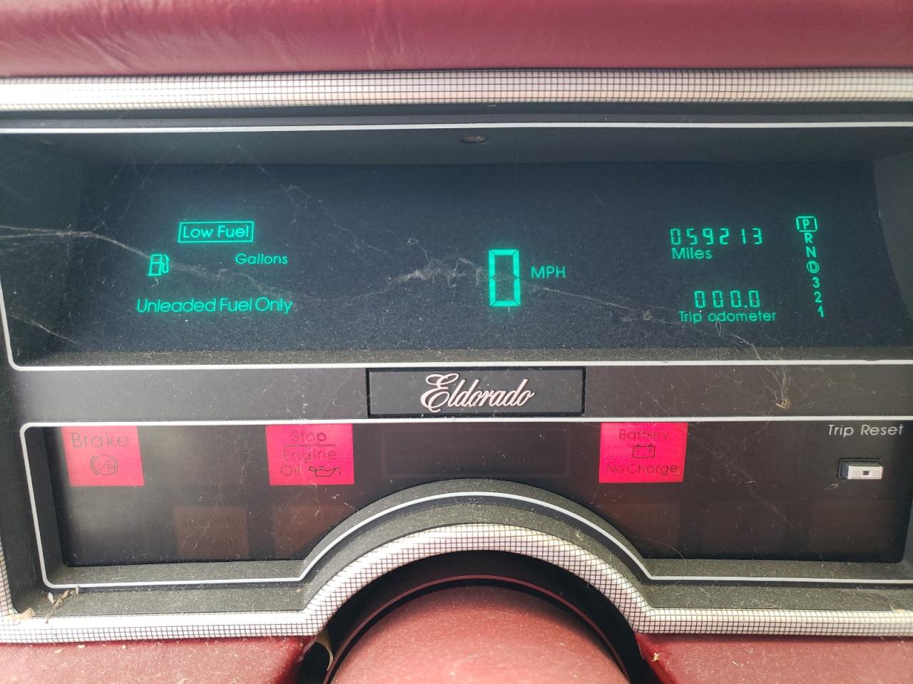 1986 Cadillac Eldorado VIN 1G6EL5784GU616263 Copart auction photo, mechanical / side damage thumbnail 9