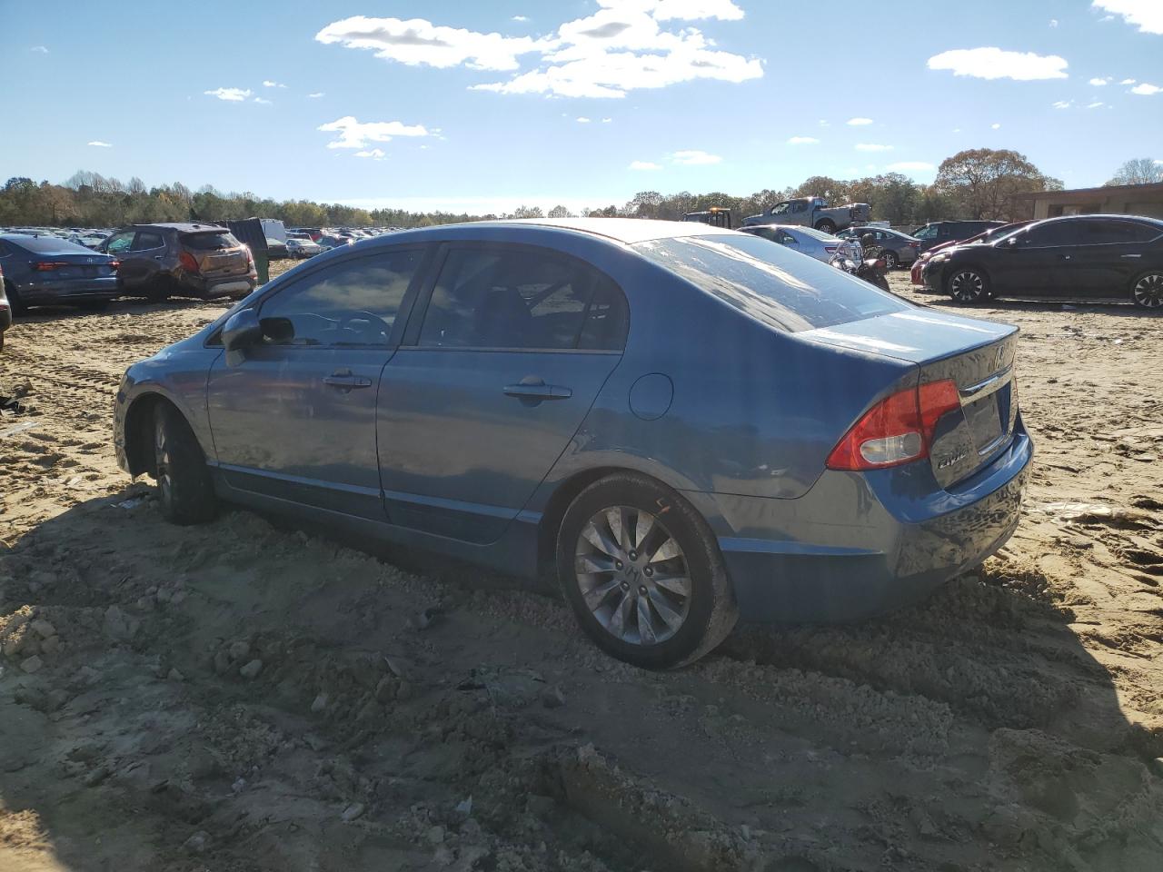 2009 Honda Civic VIN 1HGFA16899L009397 Copart auction photo, side / all over damage thumbnail 2