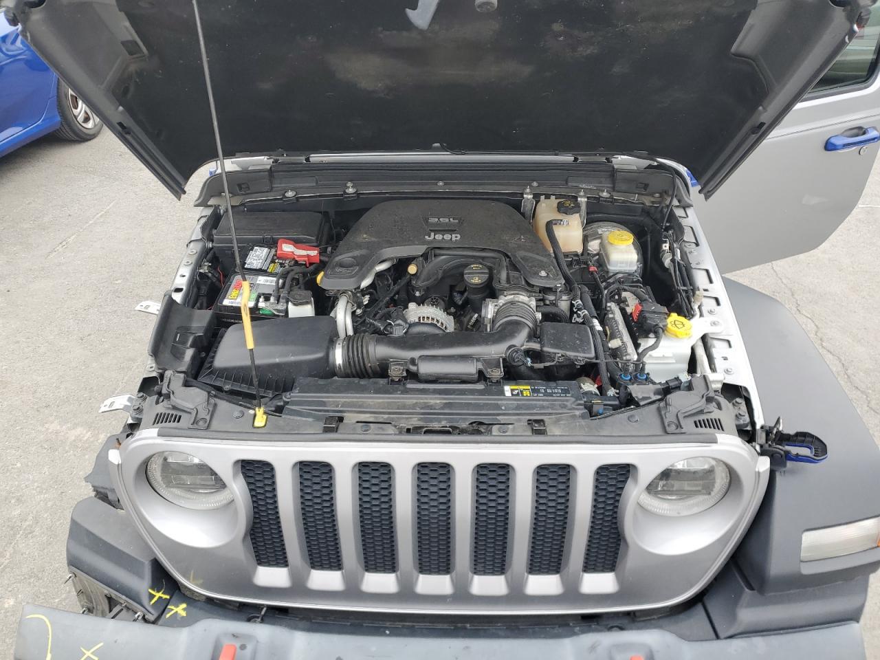 2018 Jeep Wrangler VIN 1C4HJXDG1JW312570 Copart auction photo, front end damage thumbnail 12