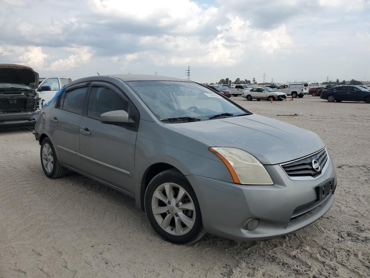 2012 Nissan Sentra VIN 3N1AB6APXCL610463 Copart auction photo, rear end damage thumbnail 4